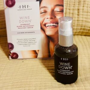 New in Box! Sealed Product: Farmhouse Fresh Wine Down Serum